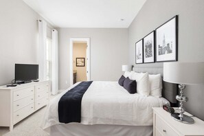 4 dormitorios, tabla de planchar con plancha, wifi y ropa de cama