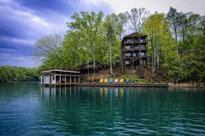 Exterior - White Oak Point | Two Historic, Lakefront Cabins on Lake Lure (Lake Lure)