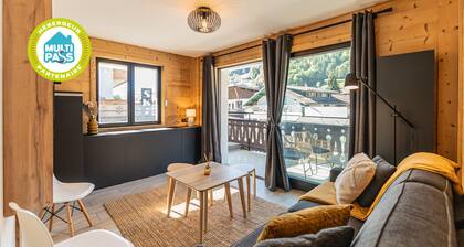 Apartment La Terrasse de Roma - LES GETS: right in the center and at the foot of the slopes