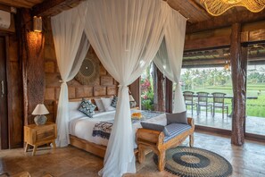 2 bedrooms, WiFi, bed sheets - Sunset rice fields Villa -10 minutes from Tegallalang rice fields (Bali)