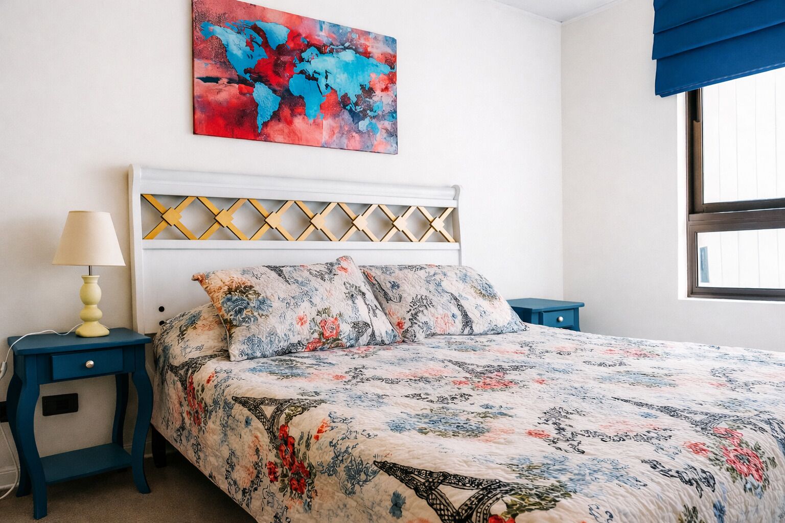 1 habitación, tabla de planchar con plancha, wifi y ropa de cama 