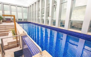 Indoor pool, outdoor pool