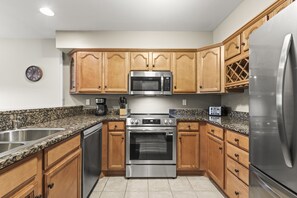 Condo, 2 Bedrooms | Private kitchen | Fridge, coffee/tea maker, toaster