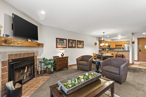 Condo, 2 Bedrooms | Living area | Smart TV