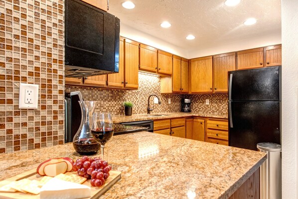 Condo, 2 Bedrooms | Private kitchen | Fridge, coffee/tea maker, toaster