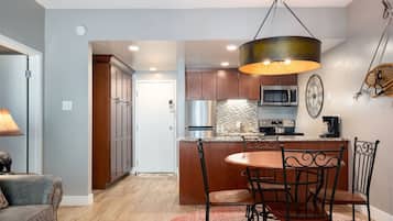 Condo, 1 Bedroom | Private kitchen | Fridge, coffee/tea maker, toaster