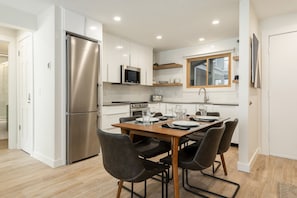 Condo, 2 Bedrooms | Private kitchen | Fridge, coffee/tea maker, toaster
