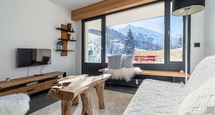 Renovated apartment with mountain views