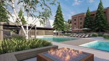 Apartment, 2 Schlafzimmer | Pool