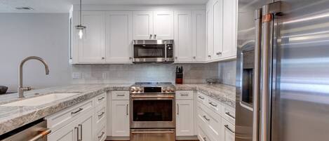 Condo, 2 Bedrooms | Private kitchen | Fridge, coffee/tea maker, toaster