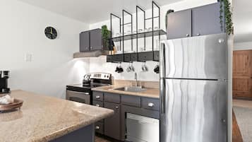 Condo, 1 Bedroom | Private kitchen | Fridge, coffee/tea maker, toaster