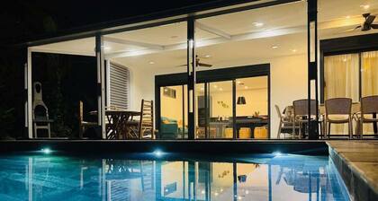 Ô 3 CAP classée 4 étoiles – 4 chambres, piscine chauffée & accès direct plage 🌴