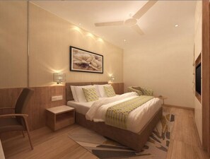 Premium bedding, minibar, in-room safe, individually decorated - Hotel Aradhya  Inn (Udaipur)