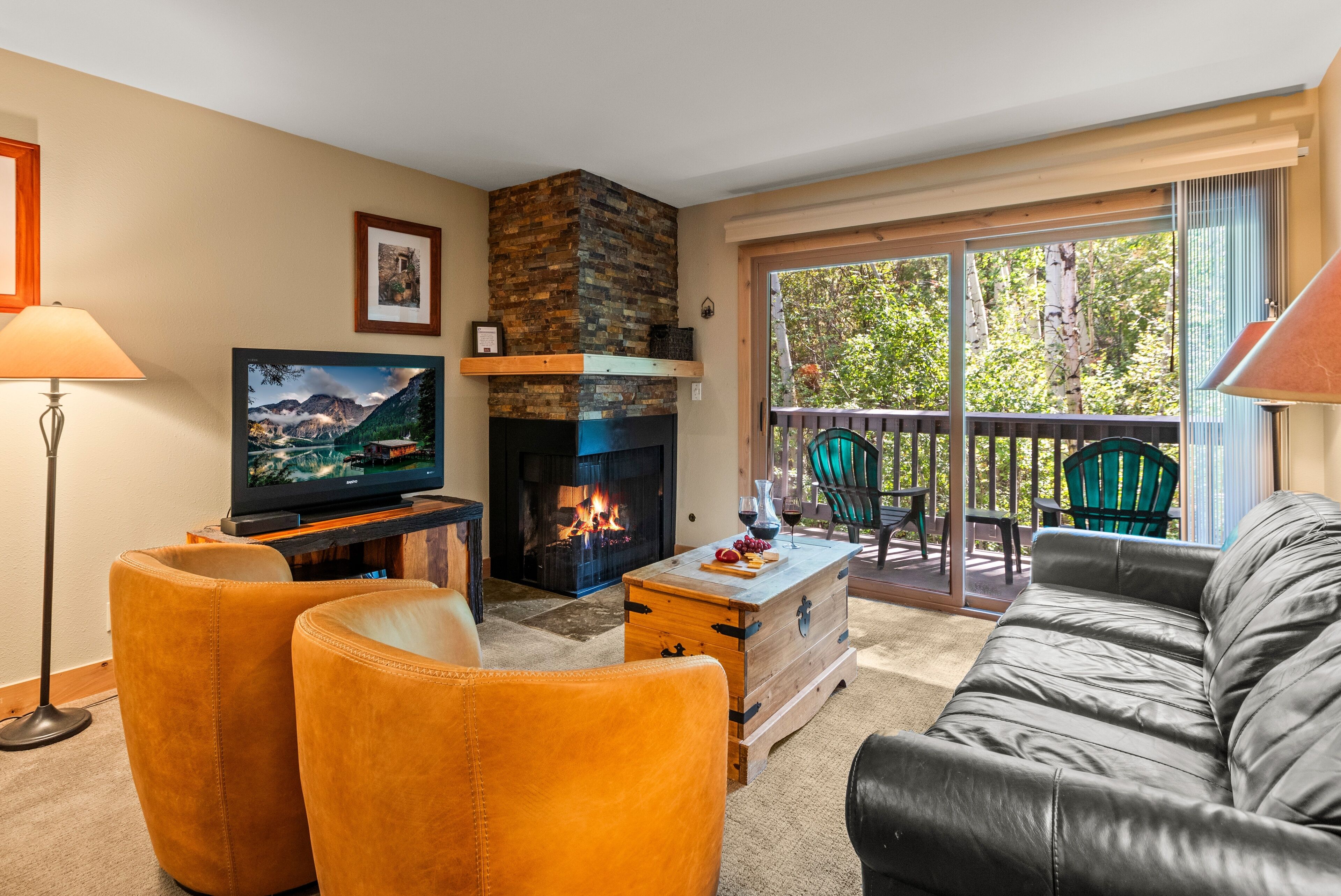 콘도, 침실 2개 | 거실 공간