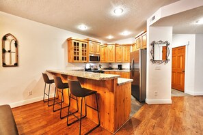 Condo, 3 Bedrooms | Private kitchen | Fridge, coffee/tea maker, toaster