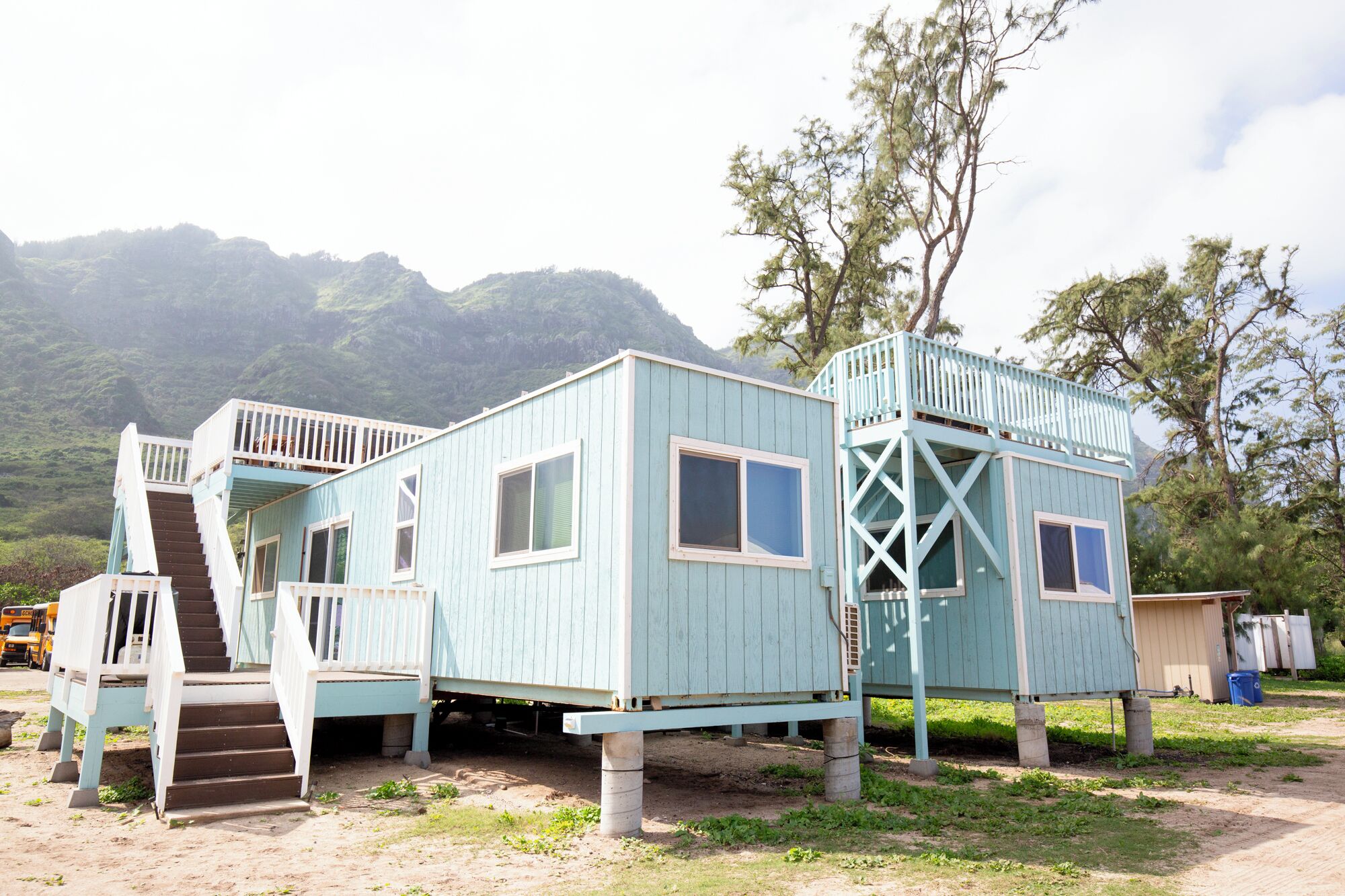 Cabane Élite, vue plage | Terrasse/Patio