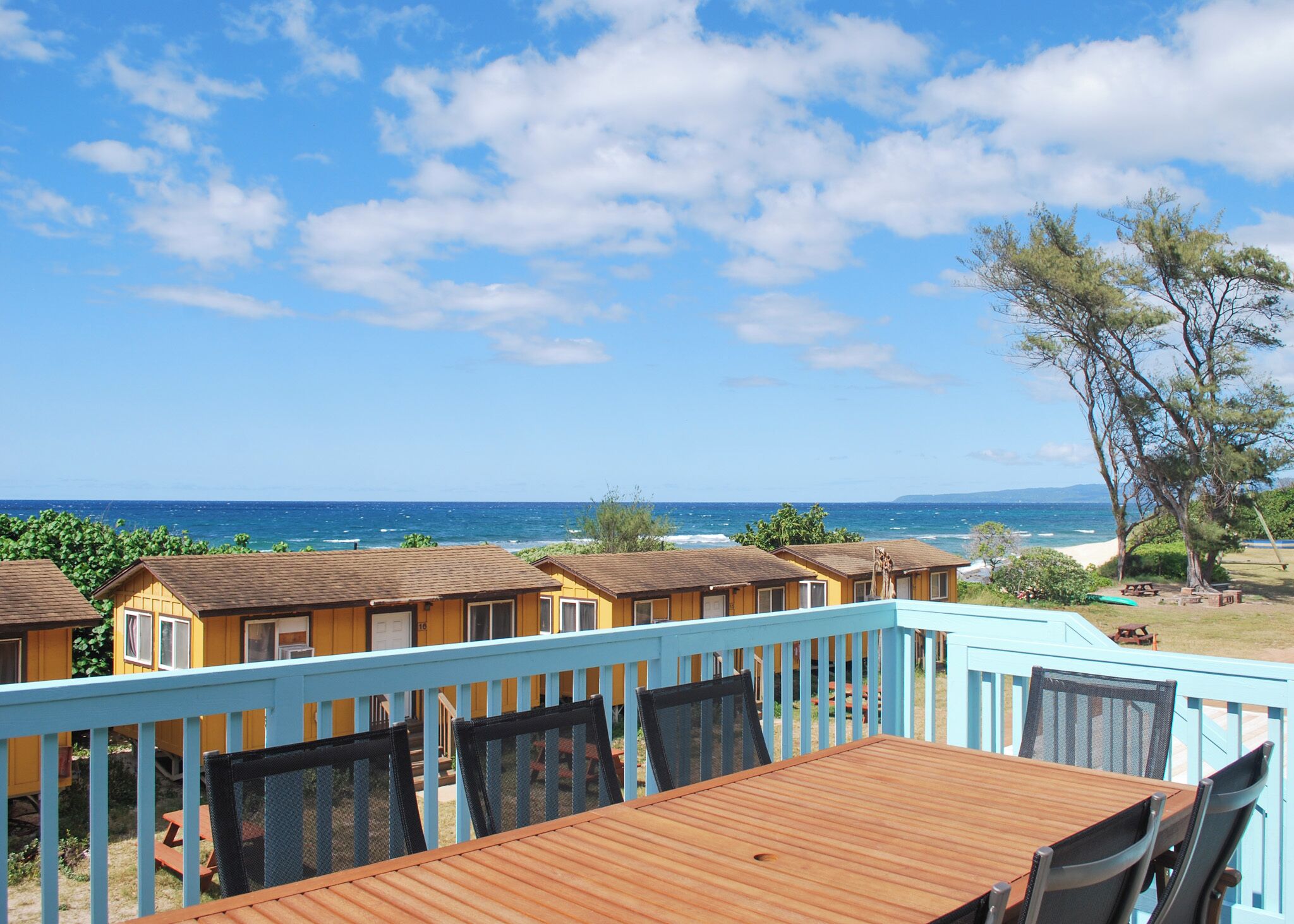 Cabane Élite, vue plage | Terrasse/Patio