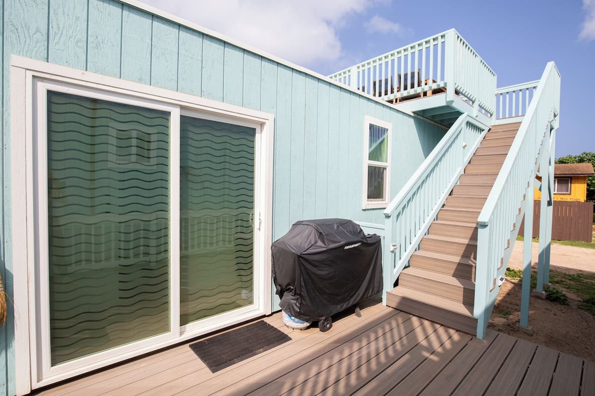 Hytte – elite, strandutsikt | Terrasse/patio