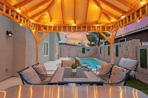 Pool - 6BR House w/ Pool & Pool Table | Posh Vegas Home (North Las Vegas)