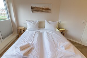 2 slaapkamers, een strijkplank/strijkijzer, gratis wifi