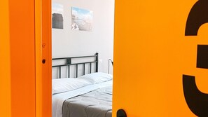 Economy Triple Room, Shared Bathroom | Desk, laptop workspace, free WiFi, bed sheets - Ostello Bello Napoli (Naples)