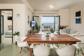 Dining - Seafront Villa Shore, Sea & Sun Villas (Chania)