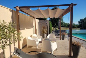 Terrace/patio - Country house in the heart of the bearn180 m2 (Sault-de-Navailles)