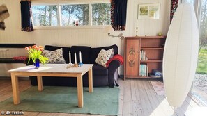 TV, DVD player, stereo