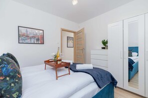 1 bedroom, iron/ironing board, WiFi, bed sheets - Bunsha 26 | Elegancki Apartament | Parking (Kraków)