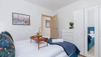 1 makuuhuone, silitysrauta/-lauta, Wi-Fi, vuodevaatteet