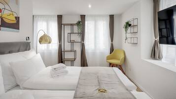 Grand Suite | 1 bilik tidur, cadar kapas Mesir, peralatan tempat tidur premium