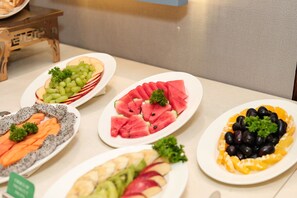 吃到飽自助式早餐