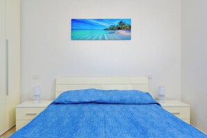 1 غرفة نوم وملاءات أسرّة