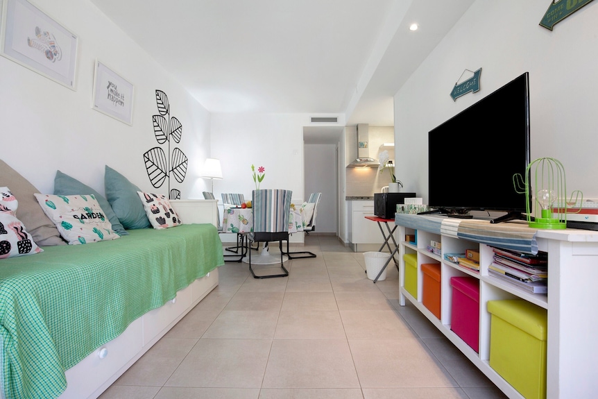 Apartamento Estudio "Garden 128" Con Piscina Compartida, Terraza Privada Y Wi-fi - Corralejo