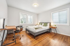 2 dormitorios, tabla de planchar con plancha, wifi y ropa de cama