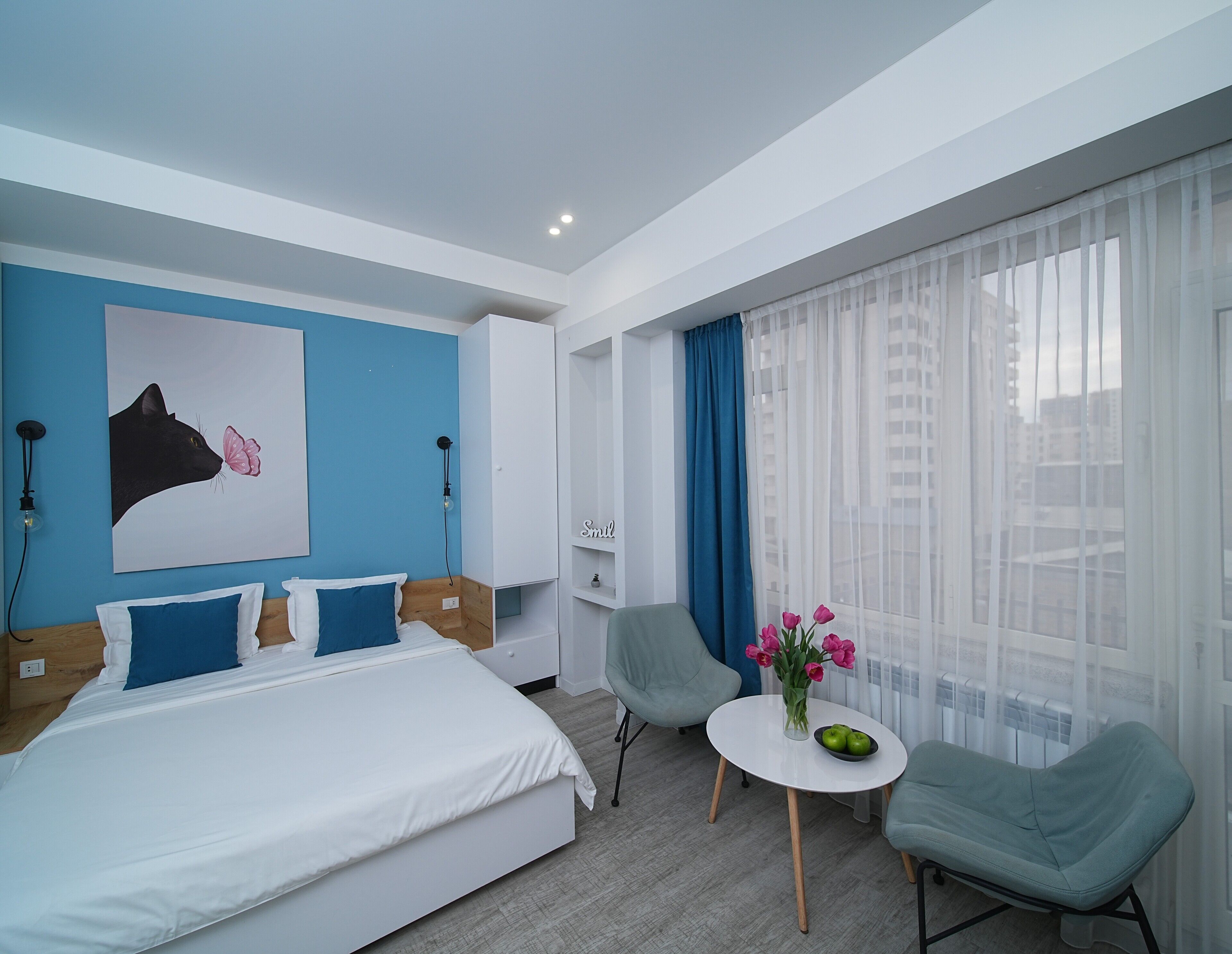 1 bedroom, iron/ironing board, free WiFi, bed sheets