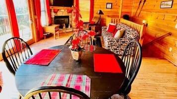 TV, fireplace, DVD player