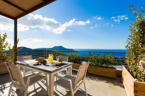 Suite, 1 Bedroom, Sea View | View from property - Stella in the Village Suites (Agios Vasileios)