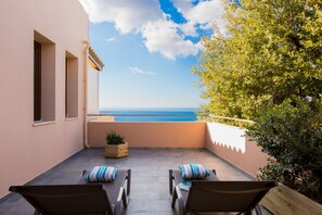 Suite, 2 Bedrooms, Sea View | Balcony - Stella in the Village Suites (Agios Vasileios)