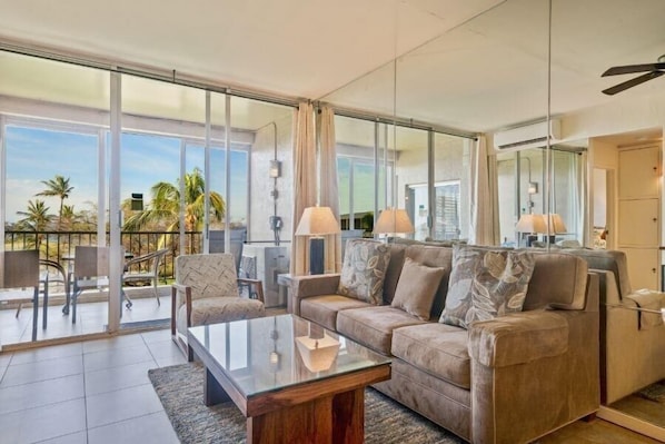 Condo, 2 Bedrooms | Living area - Menehune Shores, #623 2 Bedroom Condo by RedAwning (Kihei)