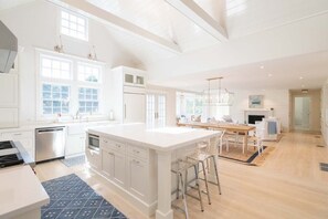 Private kitchen - Newly renovated Nantucket home with pool - walk to beach!. (Nantucket)