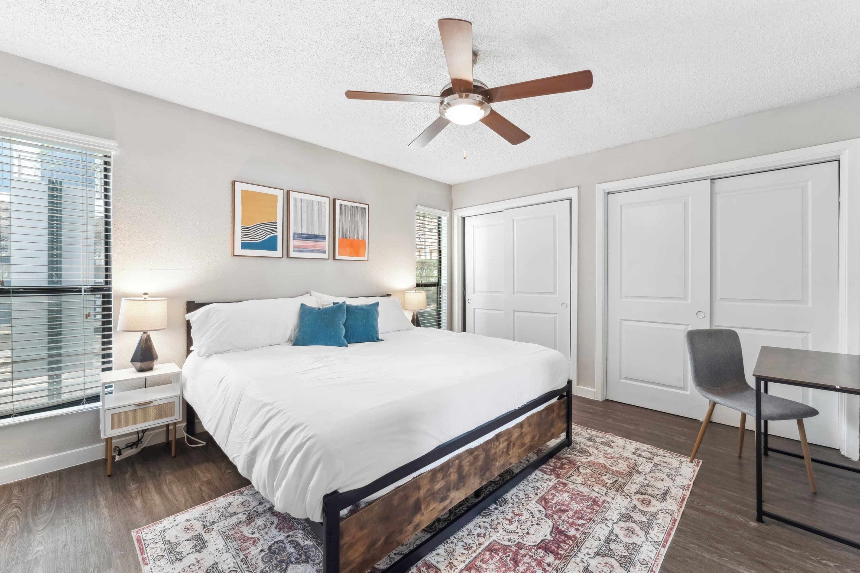 1 soveværelse, skrivebord, strygejern/strygebræt, Wi-Fi