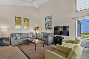 Condo, 2 Bedrooms | Living area | Smart TV - Wailea Ekolu, #914 2 Bedroom Condo by RedAwning (Kihei)
