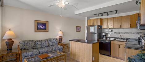 Appart'hôtel, 1 chambre | Coin séjour