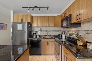 Condo, 1 Bedroom | Private kitchen | Coffee/tea maker, fridge, oven, toaster - Kihei Surfside, #608 1 Bedroom Condo by RedAwning (Kihei)