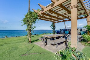 Condo, 1 Bedroom | Outdoor dining - Kihei Surfside, #205 1 Bedroom Condo by RedAwning (Kihei)
