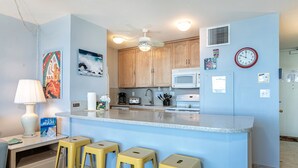 Apartment, 1 Schlafzimmer | Eigene Küche | Wasserkocher mit Kaffee-/Teezubehör, Kühlschrank, Ofen, Toaster