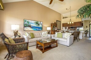 Condo, 2 Bedrooms | Living area | Smart TV, DVD player