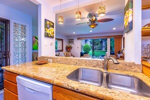 Condo, 2 Bedrooms | Private kitchen | Fridge, oven, dishwasher, coffee/tea maker - Kihei Garden Estates D104 2 Bedroom Condo (Kihei)