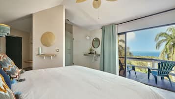 King Room Balcony with ocean view | Individually decorated, individually furnished, free WiFi, bed sheets